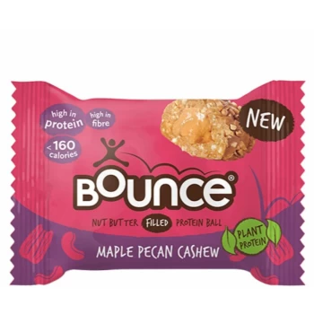 Filled Vegan Maple Cashew Protein Ball - 35g x 12 - 703385 - Bounce