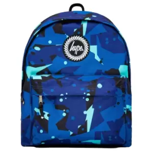Hype Geo Camo Backpack (One Size) (Blue/Teal/Black)