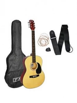 3Rd Avenue 3Rd Avenue Acoustic Guitar Pack - Natural With Free Online Music Lessons