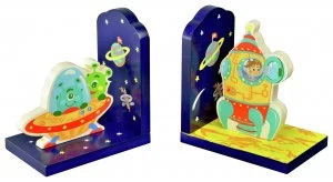 Fantasy Fields Outer Space Bookends.