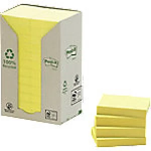 Post-it Sticky Notes 51 x 38mm Canary Yellow 24 Pieces of 100 Sheets