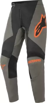 Alpinestars Fluid Speed Motocross Pants, grey-orange, Size 28, grey-orange, Size 28