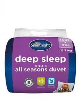 Silentnight Deep Sleep All Seasons 4.5 + 9 Tog Duvet