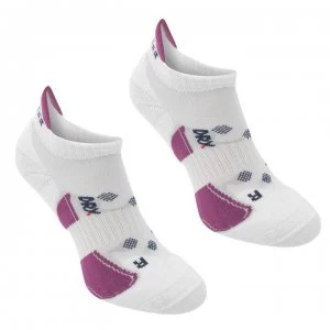 Karrimor 2 pack Running Socks Ladies - White/Berry
