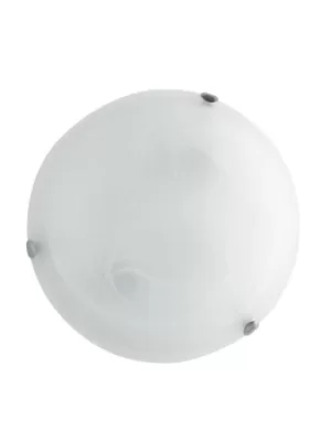 LUNA LED Flush Ceiling Light White 1400lm 4000K 30cm