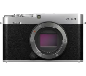 Fujifilm X-E4 Mirrorless Camera - Silver, Body Only