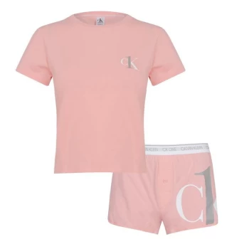 Calvin Klein Short Sleeve Pyjama Set Womens - CountryPink TJU