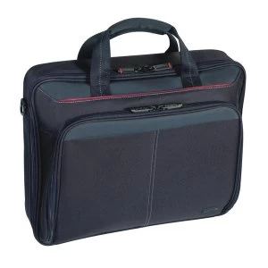 Targus Classic Clamshell Case for 16" Laptops, Black with Red Accents (CN31US)