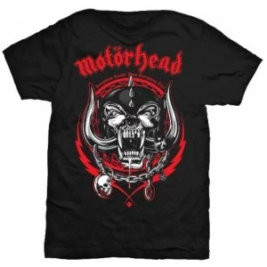 Motorhead 'Lightning Wreath' Mens Large T-Shirt - Black