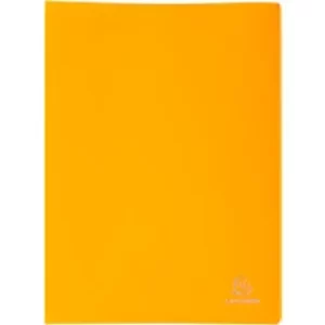 Exacompta Display Books PP Eco A4, 10 Pkts, Yellow, Pack of 25