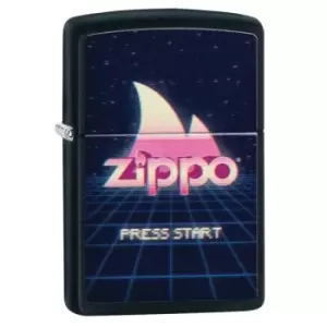 Zippo Black Matte PL218 Gaming Design windproof lighter