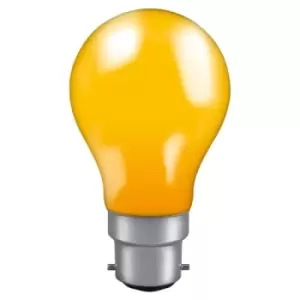 Crompton Lamps 25W GLS B22 Dimmable Coloured IP65 Amber