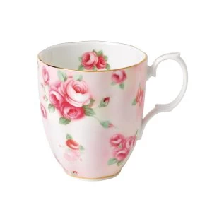 Royal Albert 100 years 1980 rose blush mug Pink