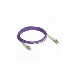 Fiber Duplex Patch Cord Om3 50/125 Lc/lc Purple- 3 M