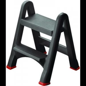 Curver 155160 Folding step stool Anthracite, Red 3.22 kg