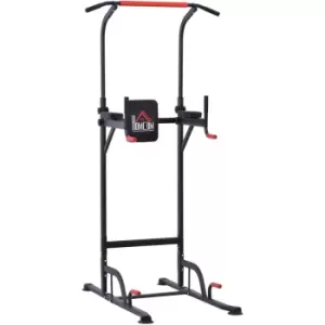 HOMCOM Power Tower Station Pull Up Bar for Home Gym Workout Equipment