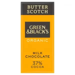 Green & Blacks Milk Chocolate Bar - Butterscotch - 90g x 15