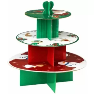 Christmas 3 Tier Cake Stand - Premier Housewares