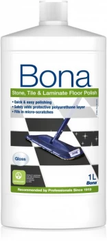 Bona 1L Stone, Tile and Laminate Floor Polish - Gloss