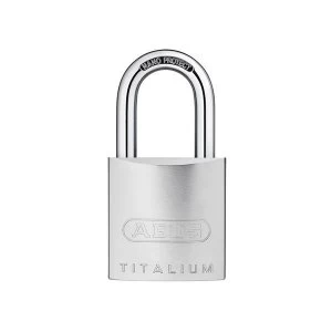 ABUS Mechanical 86TI/45mm TITALIUM Padlock Without Cylinder 80mm Long Shackle