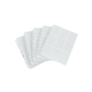 Gamegenic Sideloading 18-Pocket Pages - 50 Sheets Included - White