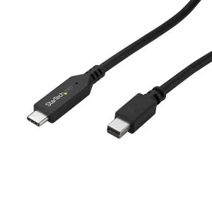 StarTech 1.8 m 6 ft. USB C to Mini DisplayPort Cable 4K 60Hz Black