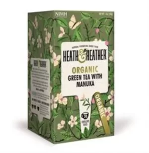 Heath And Heather Org Green Tea & Manuka Honey 20bag