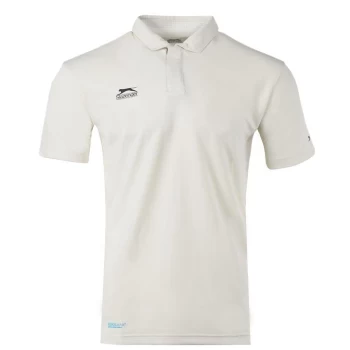 Slazenger Aero Cricket Polo Shirt Mens - White