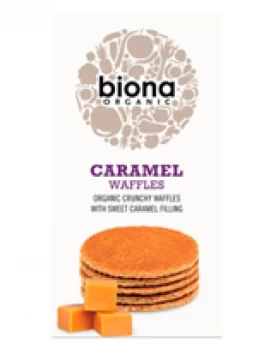Biona Organic Caramel Waffles - 175g