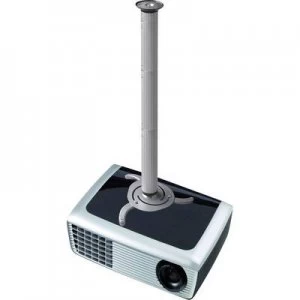 NewStar BEAMER-C200 Projector ceiling mount Tiltable Max. distance to floor/ceiling: 98cm Silver