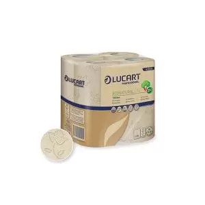 Lucart EcoNatural Conventional Toilet Rolls x8 Rolls Per Pack Pack of