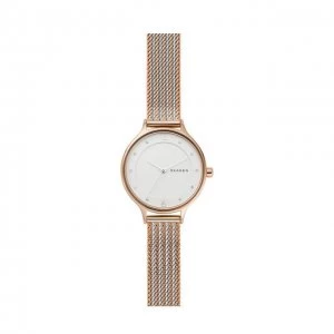 Skagen White And Two Tone 'Anita' Classical Watch - SKW2749