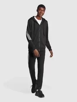 adidas Sportswear Sportswear 3-Stripes Tracksuit - Black/White, Size S, Men