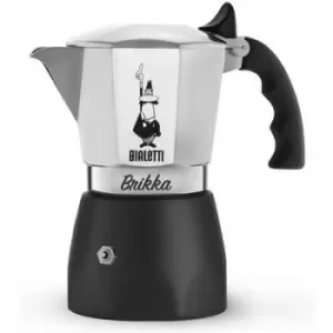 Bialetti Brikka 2 Cup Espresso maker Black, Silver