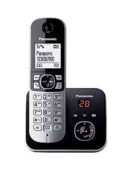 Panasonic Kx-Tg6821Eb Cordless Dect Phone With Answering Machine Single