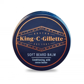 King C. Gillette Mens Soft Beard Balm, 100ml