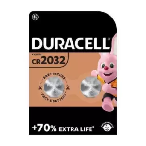 Duracell DL2032/CR2032/ECR2032 Batteries - Pack of 2