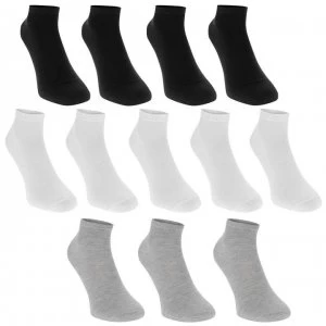 Donnay Trainer Socks 12 Pack Childrens - Multi Asst