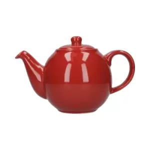 Globe 6 Cup Teapot Red