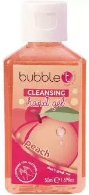 Bubble T Hand Cleansing Gel - Peach 50ml