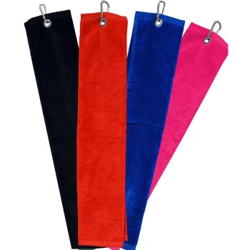 Longridge - Blank Luxury 3 Fold Golf Towel - Pink