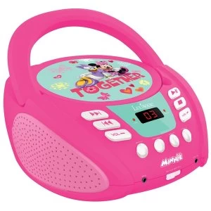 Lexibook RCD108MN Disney Minnie Boombox Radio CD Player UK Plug