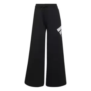 adidas 3B Wide Leg Jogging Pants Ladies - Black