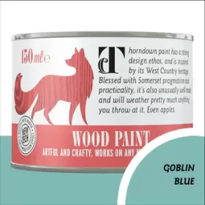 Thorndown Goblin Blue Wood Paint 150ml