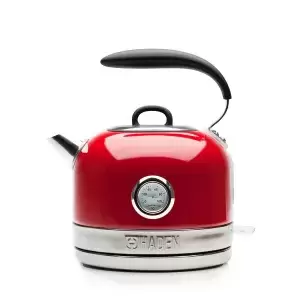 Haden Jersey Fast Boil 1.5L Cordless Retro Dome Kettle 188854 in Red