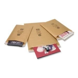 Original Jiffy Mailmiser Bag Selection Box 10xSize 000 10xSize 00 10xSize 0 5xSize 1 5xSize 2 5xSize 4 Gold Pack of 45 Envelopes