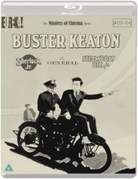 Buster Keaton 3 Films Sherlock Jr The General Steamboat Bill Jr. Bluray