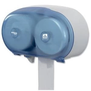 Original Tork Mid Size Plastic Toilet Paper Dispenser Blue