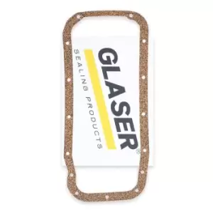 GLASER Sump Gasket OPEL,CHEVROLET,Daewoo X04285-01 652577,652611 Oil Pan Gasket,Oil Sump Gasket,Gasket, oil pan