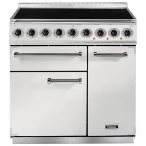 Falcon F900DXEIWHN 82430 90cm Deluxe Induction Range Cooker - White